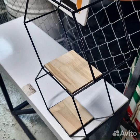 Полка настенная Loft&Сталь