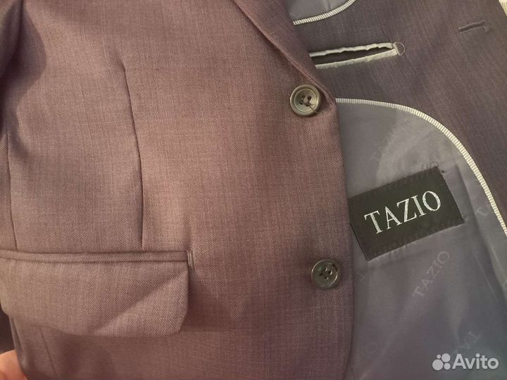 Школьный костюм для мальчика 134 серый