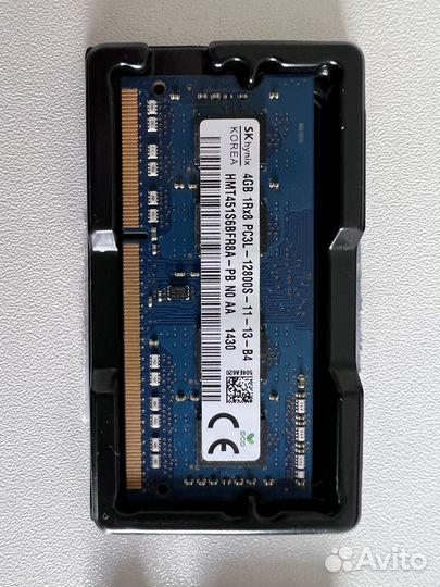 Оперативная память ddr3 4 gb SK hynix