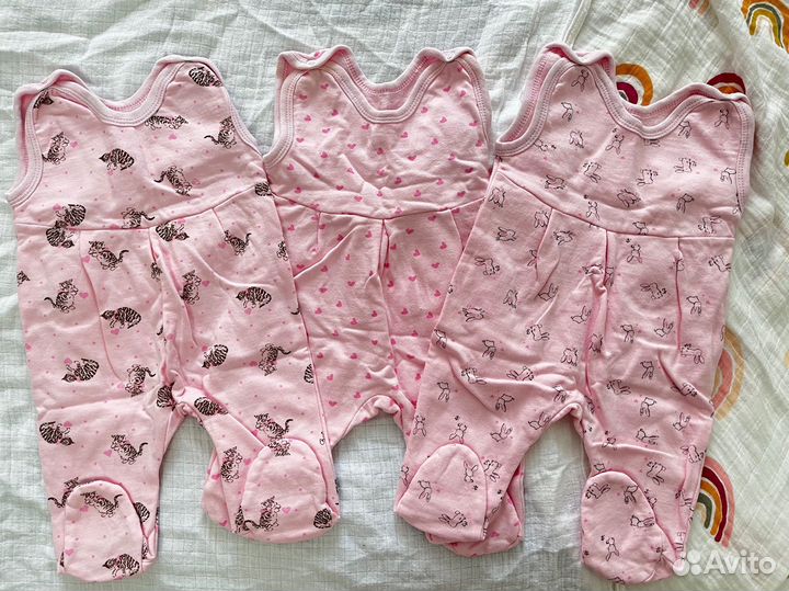Ползунки для новорожденных