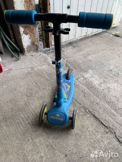 Самокат детский трехколесный бу