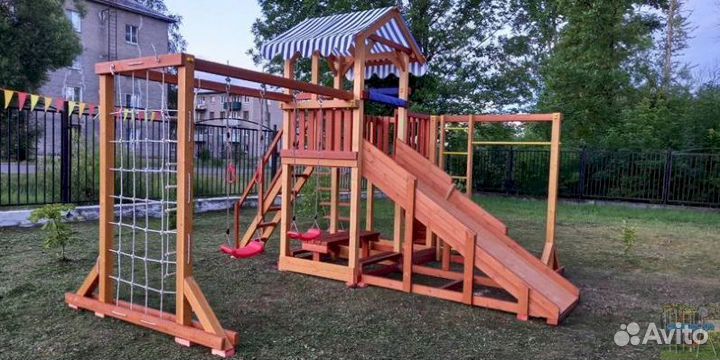 Горка всесезонная с игровой зоной