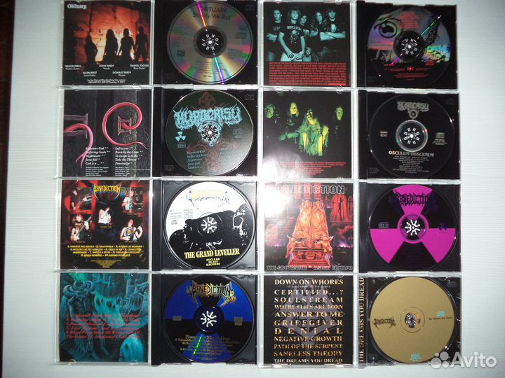 Death, Benediction, Obituary, Immolation на CD