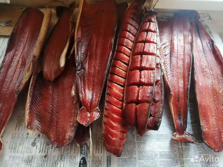 Кета холодного копчения