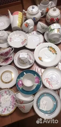 Предметы сервизов дулево лфз вербилки и др