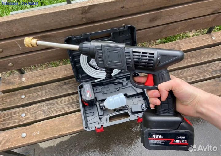 Автомобильная мойка + 2АКБ 48V мощная (Арт.53212)