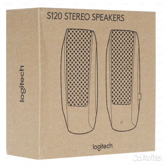Колонки Logitech S120 новые в коробке