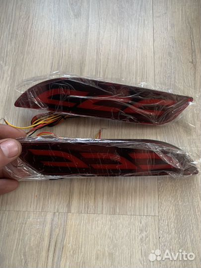 Задние фанари в бампер приора