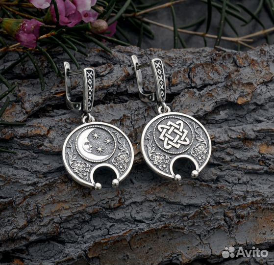 Серебряные серьги