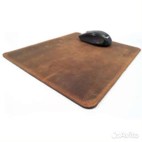 Коврик для мыши из натуральной кожи