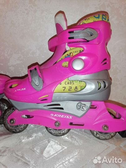 Роликовые коньки детские раздвижные