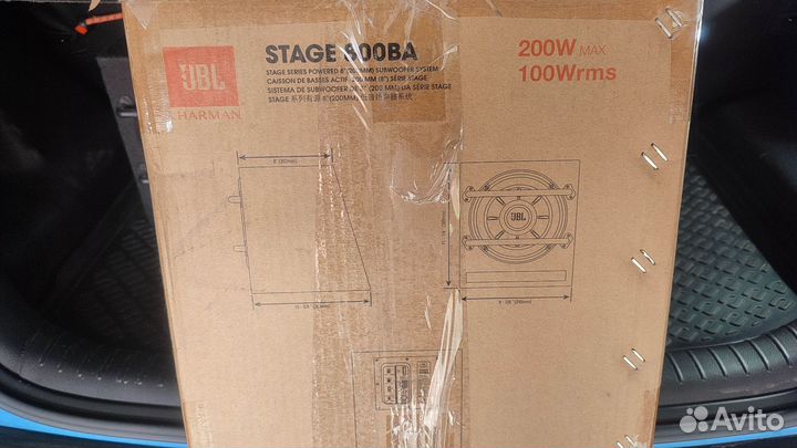 Активный сабвуфер jbl stage 800ba