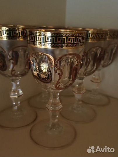 Фужеры бокалы богемия