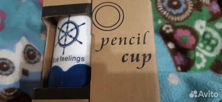 Чашка с крыжечкой новая в коробочке
