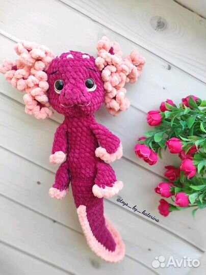 Набор вязанных игрушек ручной работы