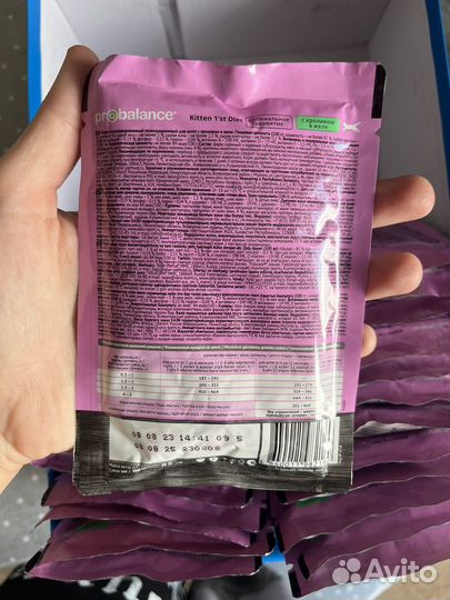 Корм для котят probalance 24шт