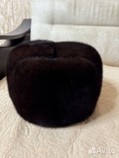 Норковая шапка мужская