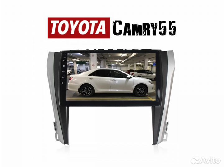 Автомагнитола в Toyota Camry 55 2/16гб