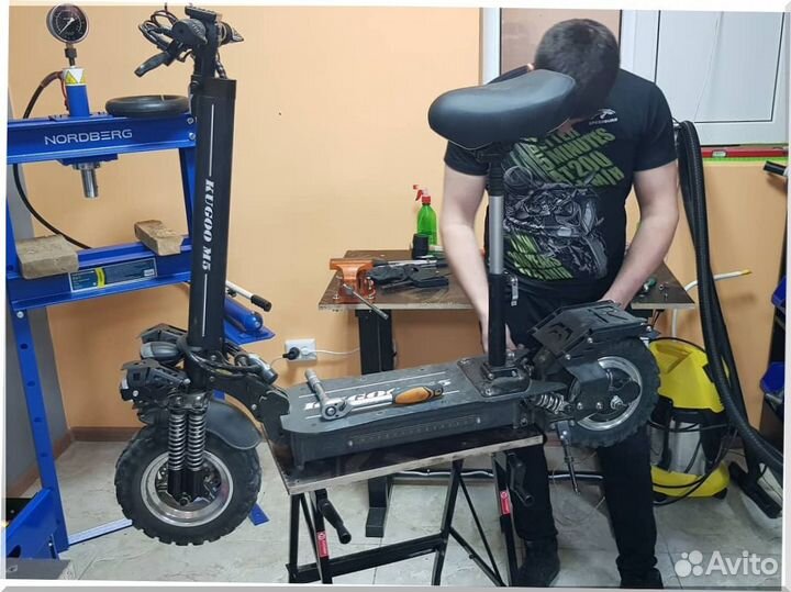 Ремонт электросамокатов, моноколес, гироскутеров