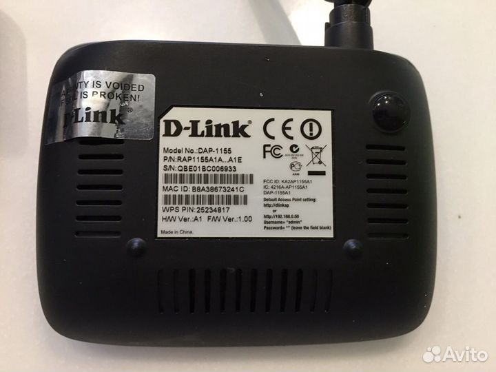 WiFi роутер D-link dap 1155