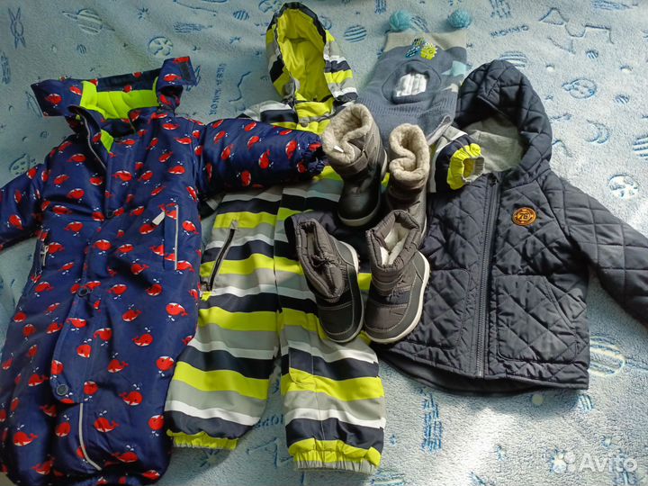 Детские вещи пакетом для мальчика 80 86