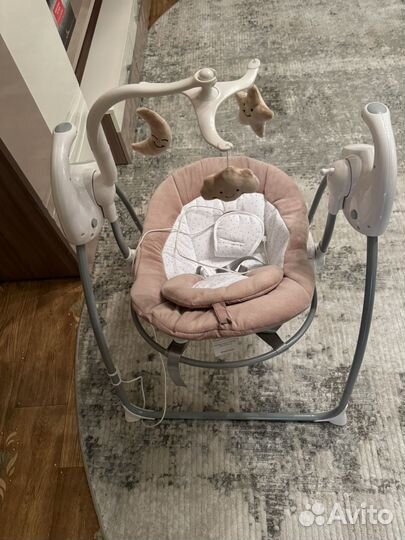 Детские электронные качели бу