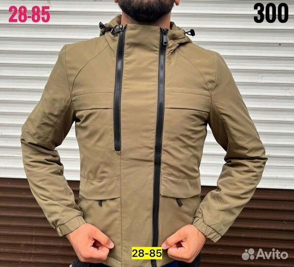 Куртка демисезонная мужская холлофайр