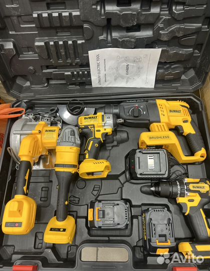 Аккумуляторный набор dewalt 5 в 1 бесщеточный