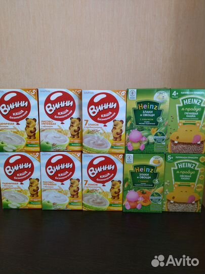 Детские каши безмолочные