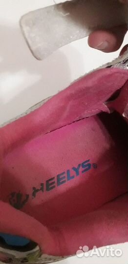 Роликовые кроссовки Heelys для девочки, р.33