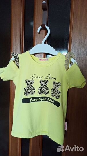 Юбка футболка комплект 98