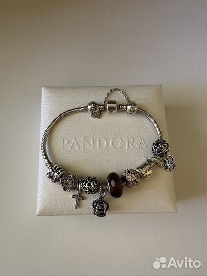 Браслет пандора с шармами