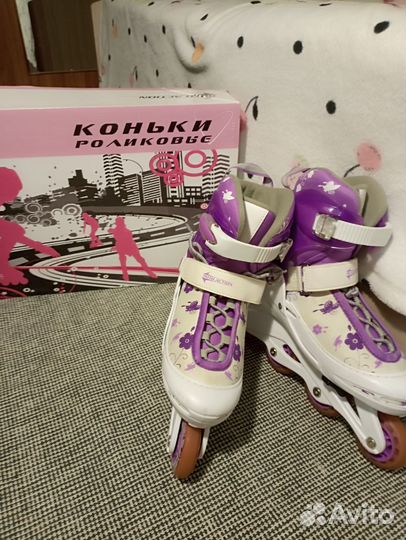 Роликовые коньки 34-37р