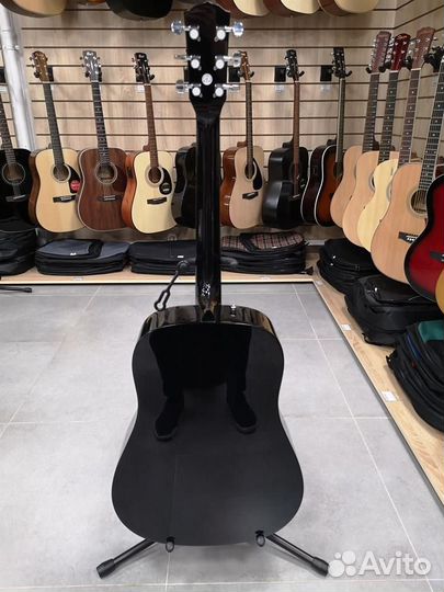 Акустическая гитара Fender CD-60 Black