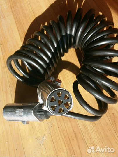 Кабель электрический спиральный евро для полуприце