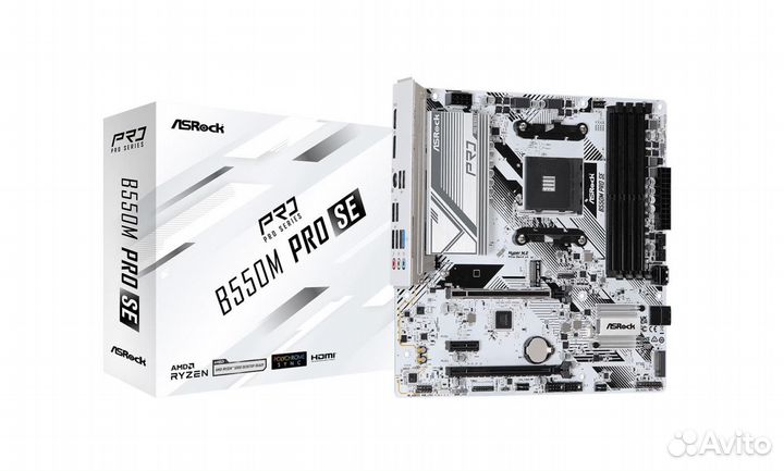 Материнская плата Asrock B550M PRO SE AM4 - Новая