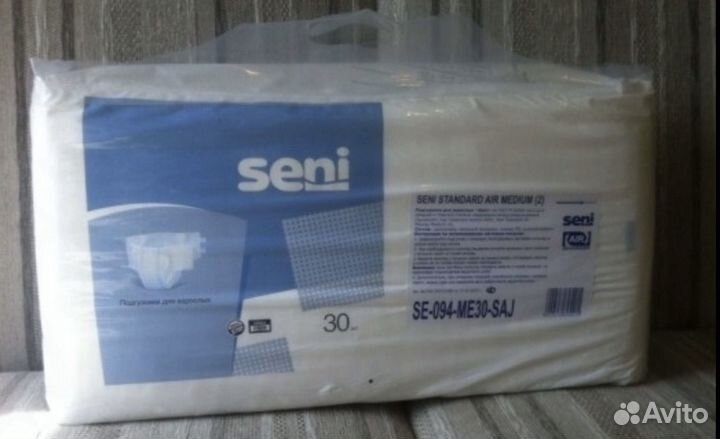 Памперсы для взрослых seni размер 2 (M)