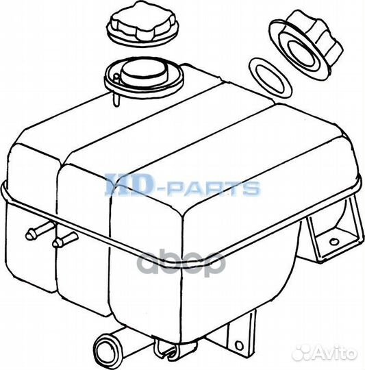 102206 бачок расширительный Volvo FH12 102206