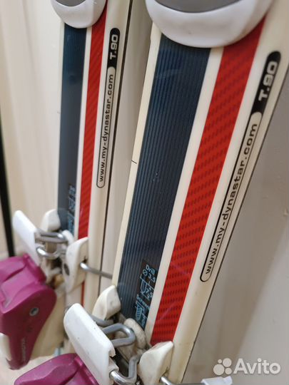 Горные лыжи детские с ботинками и палки
