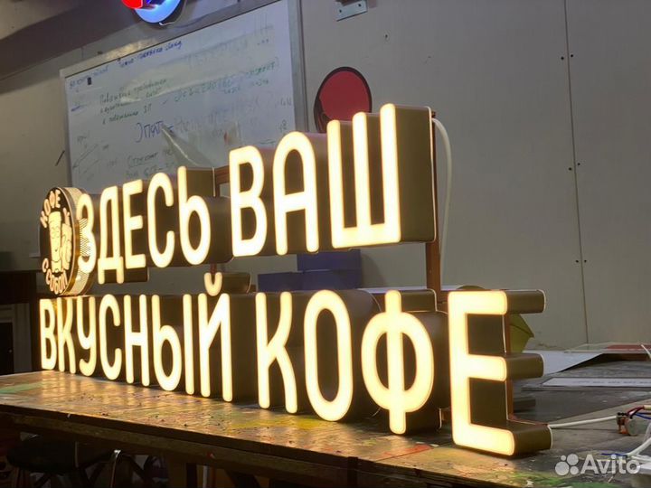 Вывеска кофе