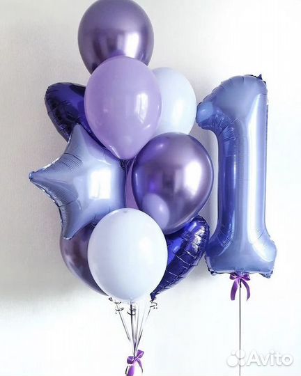Гелиевые воздушные шары день рождения