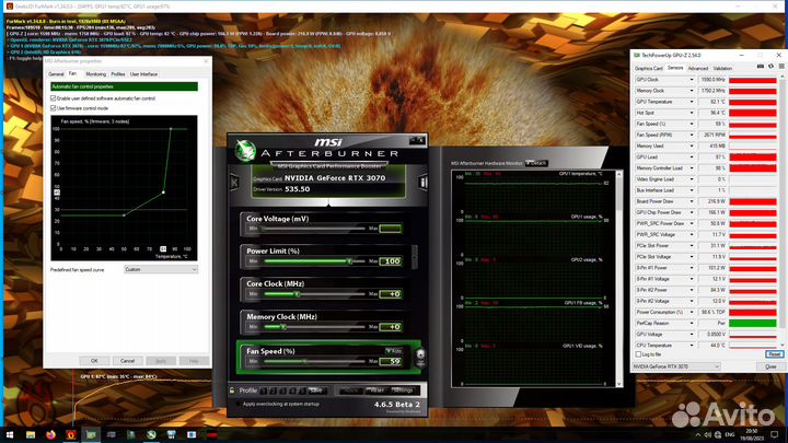 Asus RTX 3070 Turbo для сервера. Рабочая, гарантия