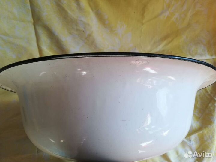 Тазик эмалированный