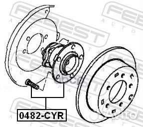 Ступица с подшипником mitsubishi lancer X/ASX/C