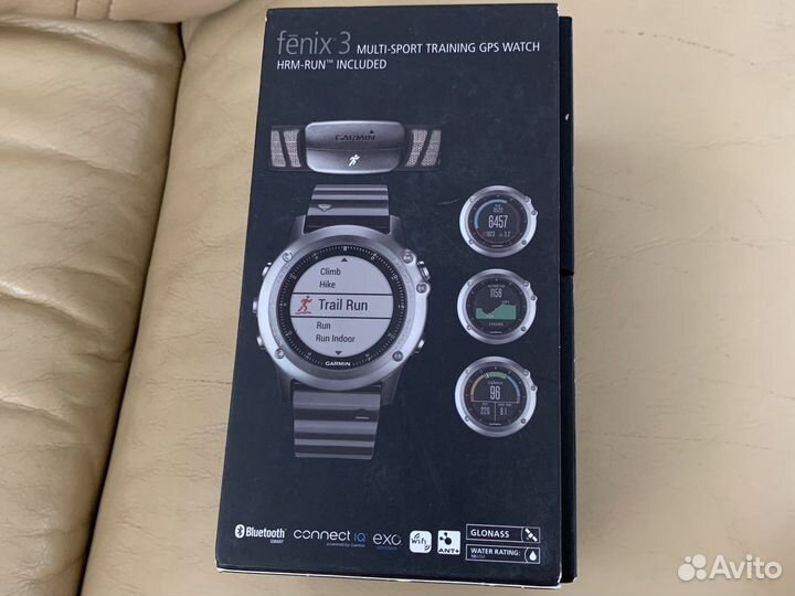 Часы garmin fenix 3 sapphire edition с датчиком