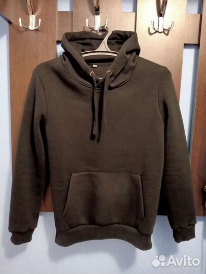 Мужское чёрное худи, размер XS