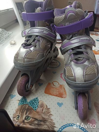 Роликовые коньки детские раздвижные