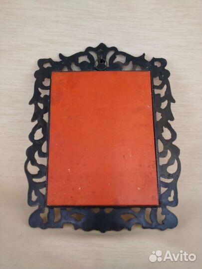 Панно/бронзовая рамка шелкография