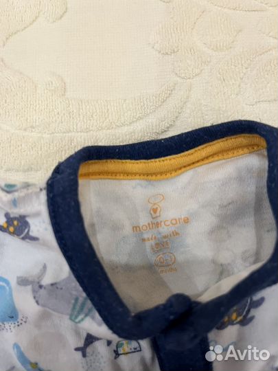 Слипы 3 шт 0-1 мес 50-56 оригинал Mothercare