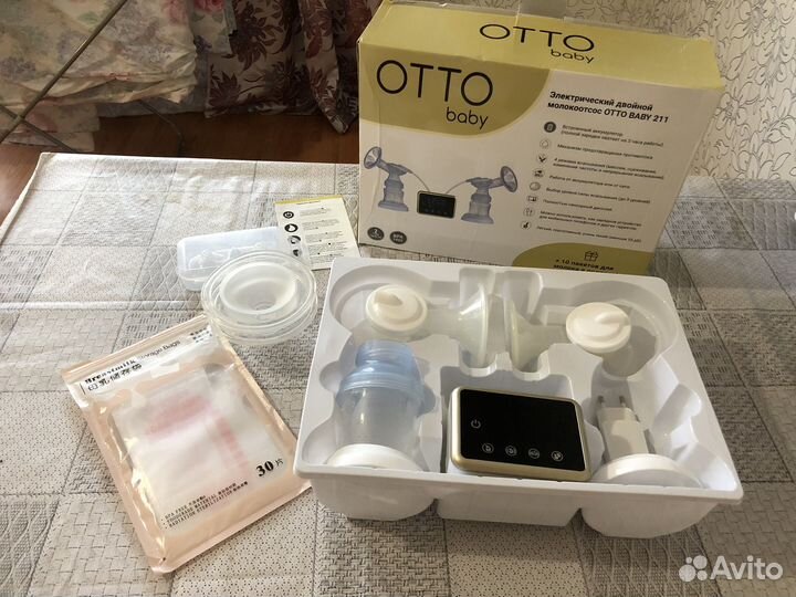 Молокоотсос электрический двойной otto baby
